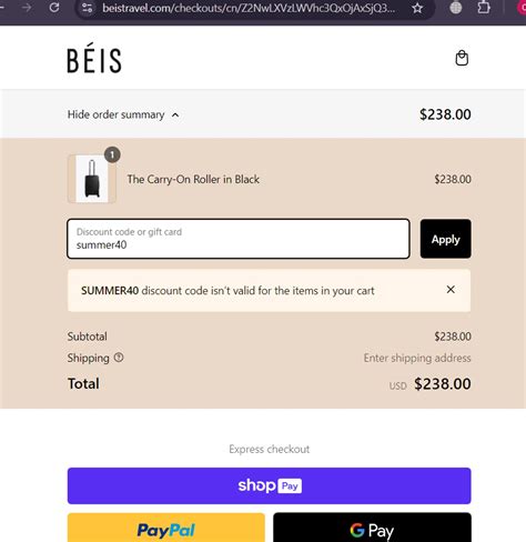 $20 Off Béis Discount Codes 